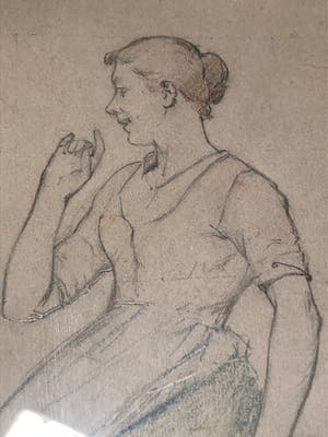 Gerard Portielje - Dame op bankje kopen? Bied vanaf 150!