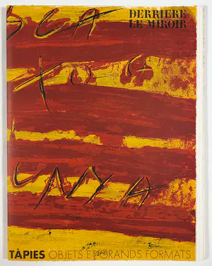 Antoni Tapies - Handgesigneerde en genummerde uitgave Derrière le miroir met originele litho's kopen? Bied vanaf 1!
