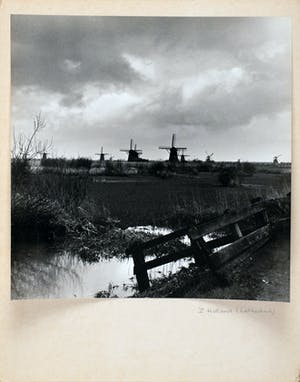 Cas Oorthuys - Zuid-Holland Lekkerkerk - originele foto op bariet-fotopapier kopen? Bied vanaf 50!