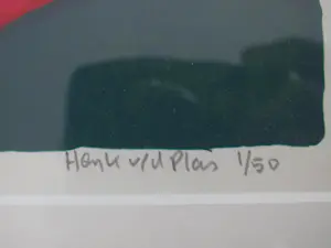 Henk van der Plas - zeefdruk planten kopen? Bied vanaf 30!