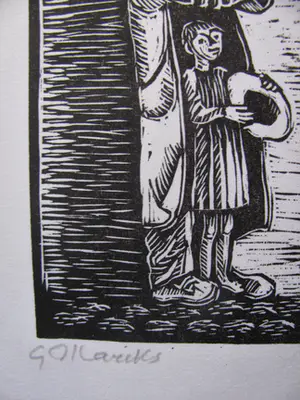 Gerhard Marcks - BLINDER BETTLER MIT KIND UND ZIEHHARMONIKA kopen? Bied vanaf 300!