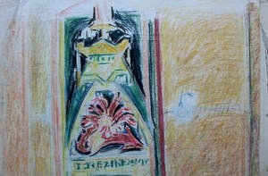 Charles J. Kemper - Pen tekening: Station Hofplein kopen? Bied vanaf 25!