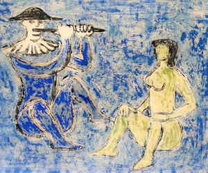 Geni Peter - C4584, Fluitspeler verkocht voor € 50!