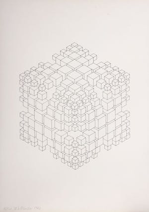 H.D. Schrader - Optical composition II - 1972 kopen? Bied vanaf 125!