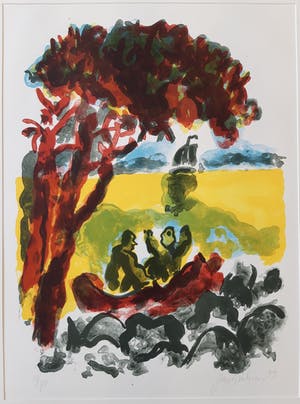 Jan Sierhuis - Zomer & Herfst (2 kunstwerken) kopen? Bied vanaf 20!