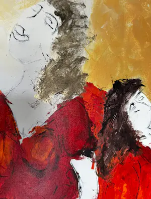 Menno Bauer - Prachtig schilderij: ‘ Weigeren te vluchten’ kopen? Bied vanaf 150!