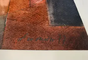 Louis de Vriese - "Abstract in Verticale lijnen" Louis de Vriese (Belgie) kopen? Bied vanaf 100!