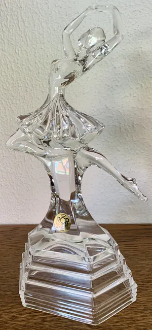 Niet of onleesbaar gesigneerd - RCR Royal Crystal Rock - Sculpture Ballet danseres, sierlijke houding - Kristal kopen? Bied vanaf 1!