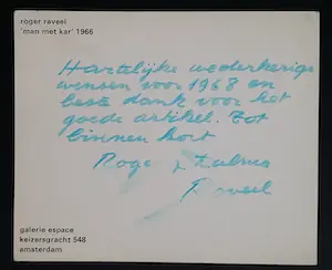Roger Raveel - Nieuwjaarswens 1968 offset kopen? Bied vanaf 100!