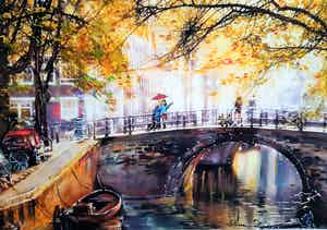 Elena Polyakova - Een brug in Amsterdam verkocht voor € 45!