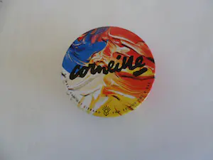 Corneille - Geëmailleerde zilveren design broche. kopen? Bied vanaf 50!