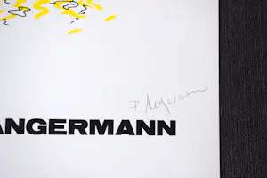 Peter Angermann - "Galerie Delta" - Affiche, Gesigneerd kaufen? Bieten Sie von 25!