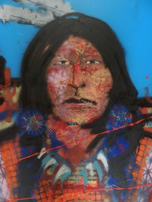 Espen Hagen - Schilderij ACRYL op DOEK CHIEF Handgesigneerd--GROOT!! kopen? Bied vanaf 325!