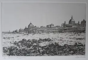 Willem Minderman - Zicht op Scheveningen kopen? Bied vanaf 60!