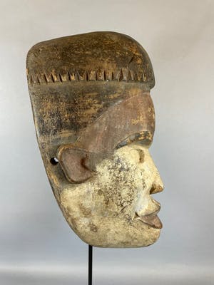 Bakongo - Old African Bakongo Mask - Congo. kopen? Bied vanaf 45!