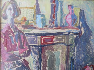 Cornelis Kievit - (1916-1966) Interieur 1960 kopen? Bied vanaf 167!