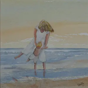 Franklin Meijer - Strand tafereeltjes - 4 x kavel kopen? Bied vanaf 99!