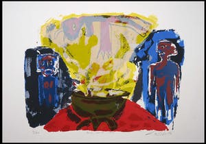 John Lie a Fo - Zeefdruk, Zonder titel kopen? Bied vanaf 1!