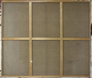 Mathieu Berden - Acryl op doek, Abstracte compositie (Zeer groot) kopen? Bied vanaf 1!