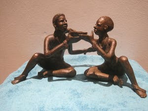 Brons (Onbekend) - Het koppel. kopen? Bied vanaf 75!