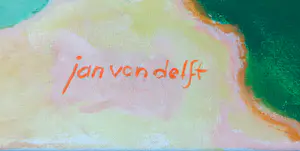Jan van Delft - Acryl op doek, Tuin 2 (zeer groot) kopen? Bied vanaf 250!