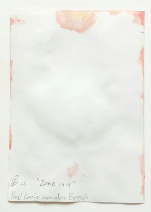 Paul Louis van den Bergh - Acryl op papier - “Zone 30.4” - Gesigneerd kopen? Bied vanaf 100!