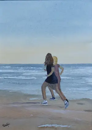 Franklin Meijer - Strand tafereeltjes - 4 x kavel kopen? Bied vanaf 99!