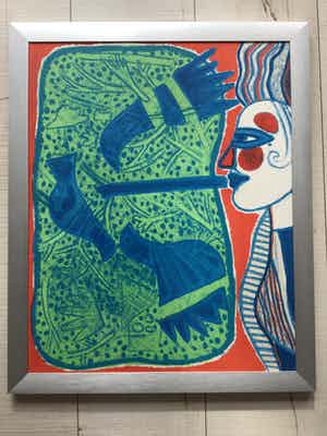 Corneille - Titel Onbekend - Zeefdruk 1986 - Oplage 91/120 verkocht voor € 195!