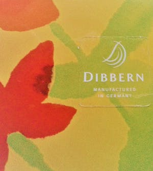 Niet of onleesbaar gesigneerd - DIBBERN "Kristina" geel saladebord met bloemen van glas - 34 cm kopen? Bied vanaf 10!