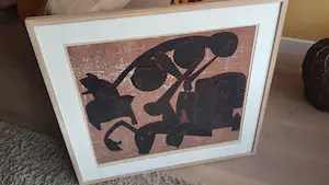 Jan van der Zee - houtsnede 1/5 - eigendruk, gesigneerd - 1972 (groot) kopen? Bied vanaf 199!