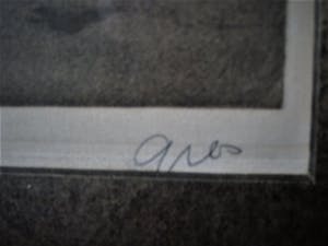 Niet of onleesbaar gesigneerd - Grote, omstreeks 1920 vervaardigde ETS "Amsterdam PH kade NicolaasKerk - gesign. kopen? Bied vanaf 1!