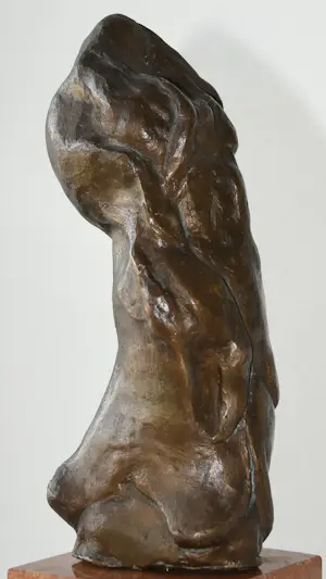 Eugene Dodeigne - Bronzen abstract sculptuur - 1986 kopen? Bied vanaf 300!