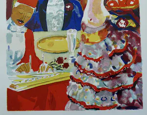 Kees van Dongen - Gravure 1001 nacht : 'Rhéception chez le Khalifat' kopen? Bied vanaf 15!