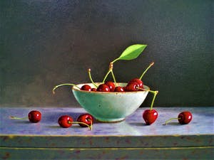 Jan Hoedemakers - Schaaltje kersen kopen? Bied vanaf 475!