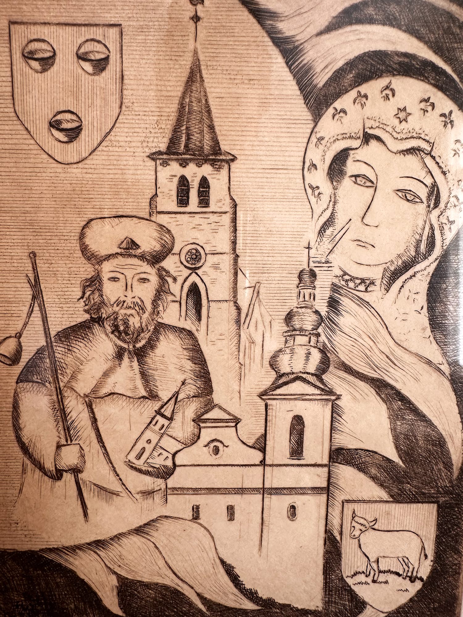 Niet of onleesbaar gesigneerd - Religieuze gravure kopen? Bied vanaf 1!