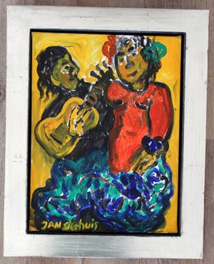 Jan Sierhuis - acryl op doek : Alegrias - 2015 kopen? Bied vanaf 350!