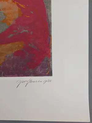 Ger Jansen - Stier - gesigneerde zeefdruk kopen? Bied vanaf 49!