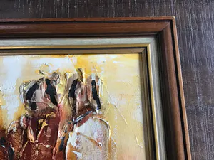 Niet of onleesbaar gesigneerd - Man met twee vrouwenn kopen? Bied vanaf 1!