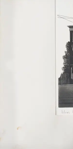 Wim Bettenhausen - Ets en aquatint, Turfmarkt kopen? Bied vanaf 50!