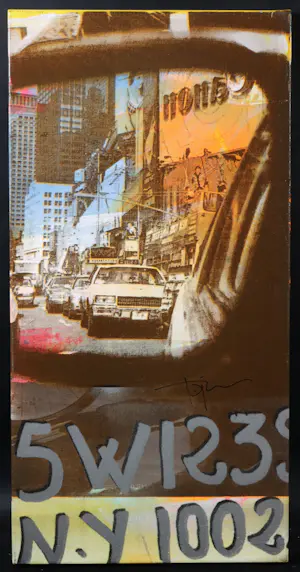 Jörg Döring - Zeefdruk op doek, New York kopen? Bied vanaf 100!