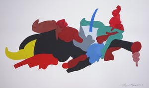 Henri Plaat - Gouache op papier, Zonder titel (groot) kopen? Bied vanaf 1!