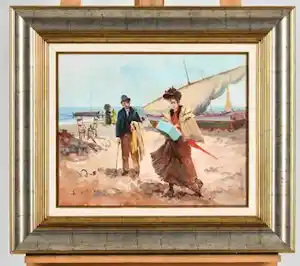 Juan Soler - (1951) - Une journée à la plage verkauft für € 290!