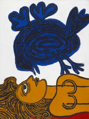 Corneille - Aquatint, Souvenir de Veronique (Groot!) kopen? Bied vanaf 10!