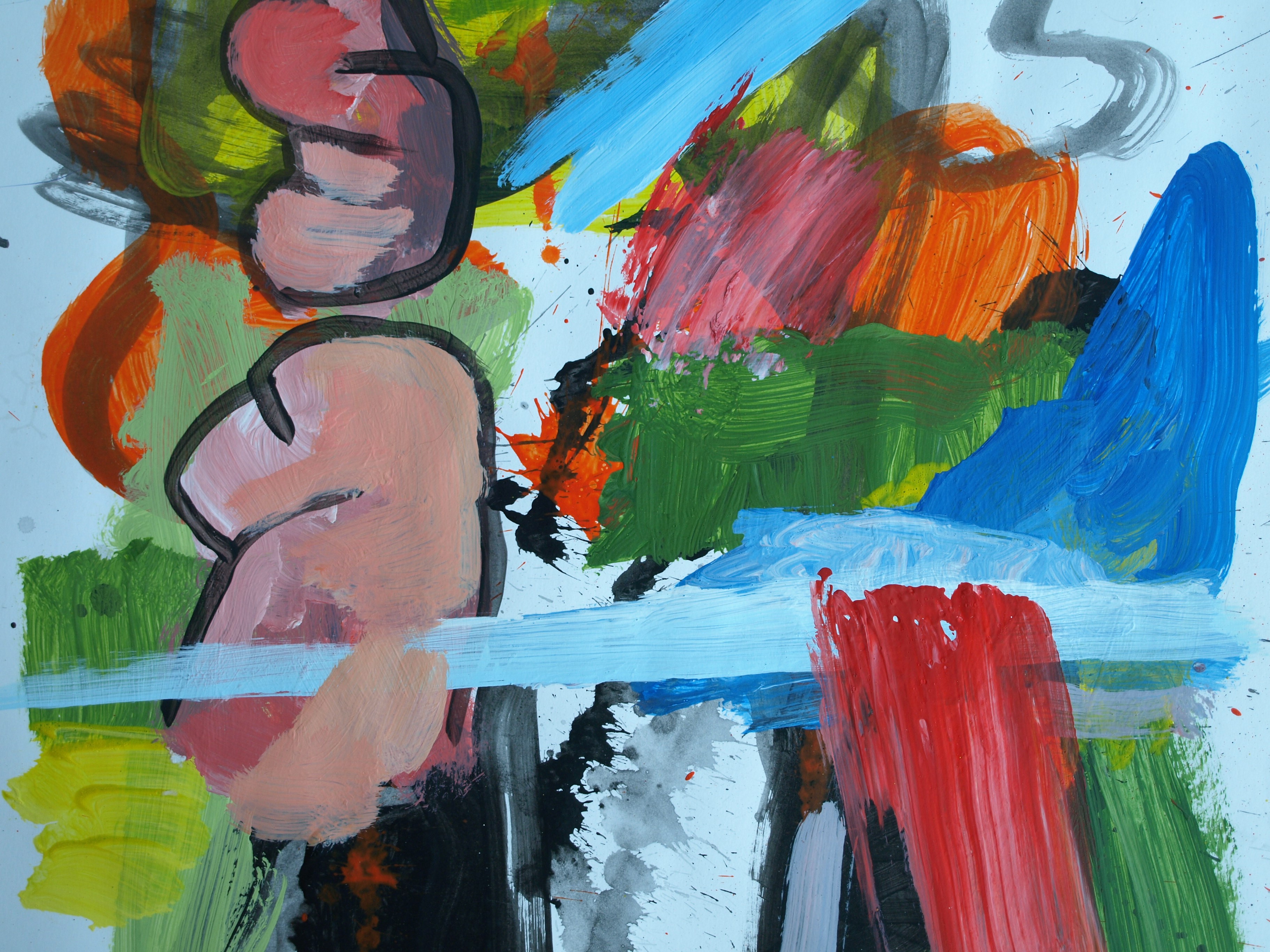 Peter Klashorst - Acrylverf op papier - Landschap - 2016 kopen? Bied vanaf 50!