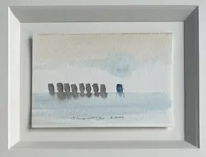 Jan Montyn - gemengde techniek - zonder titel - 2000 (LUXE INGELIJST) kopen? Bied vanaf 250!