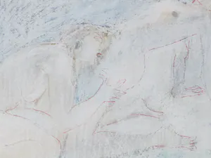 Theo Beerendonk - Vrouwenliefde - Krijt/pastel kopen? Bied vanaf 35!