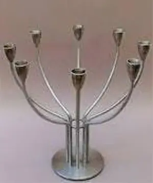 Knut & Marianne Hagberg - Moderne RVS kandelaar kopen? Bied vanaf 28!