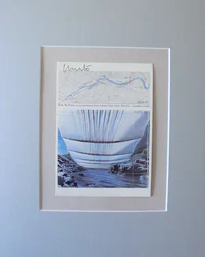 Christo - Project for the Arkansas River , Colorado 1993 - artcard - handgesigneerd kopen? Bied vanaf 75!