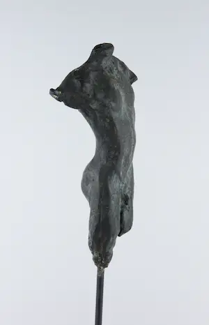 Eppe de Haan - Brons met hardstenen stokkel, Mannentorso kopen? Bied vanaf 300!