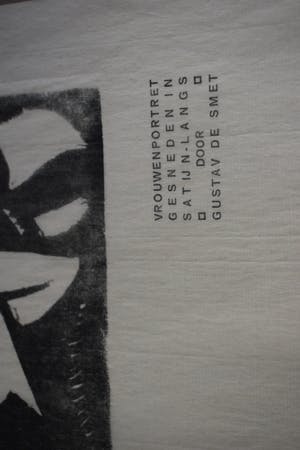 Gustave De Smet - Houtsnede - Vrouwenportret kopen? Bied vanaf 125!